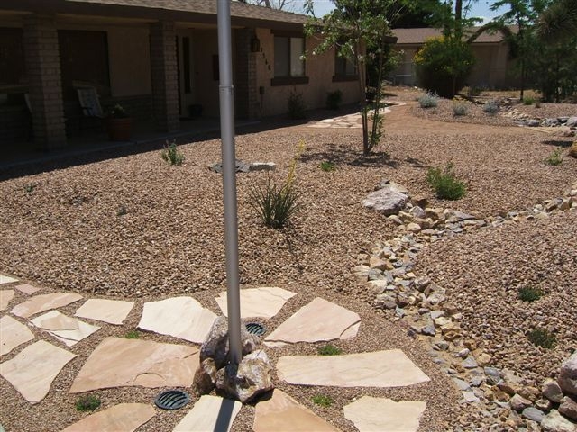 flag pole path
